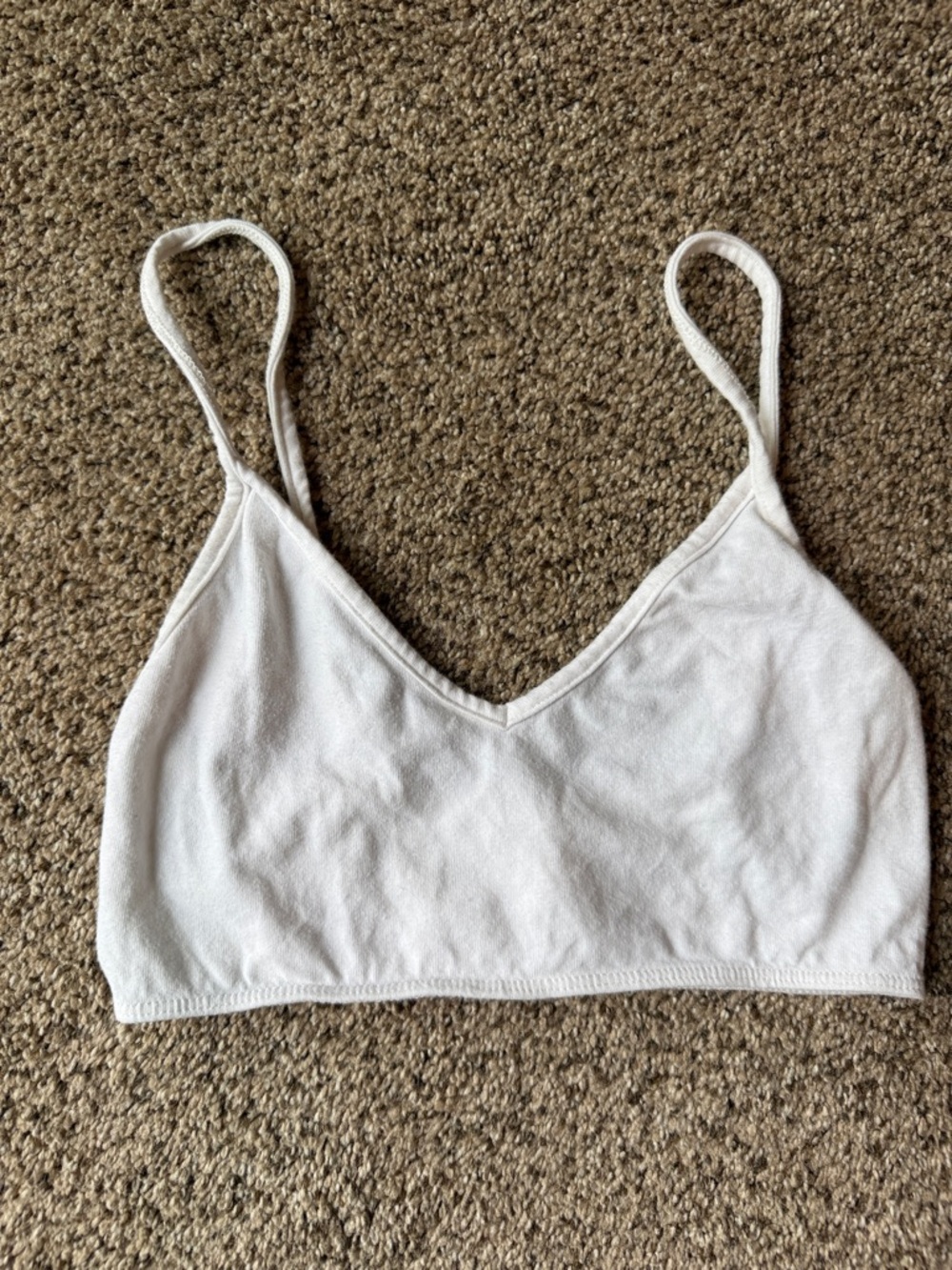 Always… me | White Cotton Seamless Bralette